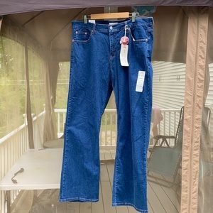 Levi boot cut stretch jeans